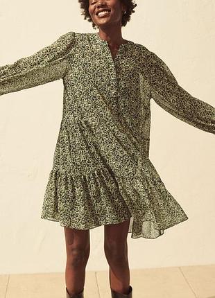 Легкое красивое платье, платье свободного кроя h&m, оригинал, новое