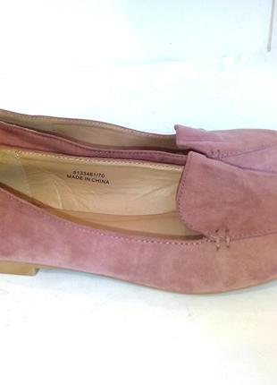 🥿🥿🥿 стильні балетки мокасини туфлі для дівчинки від new look, р.35-36 код t36496 фото