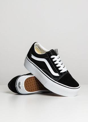 Vans old skool stackform platform кеды на платформе3 фото