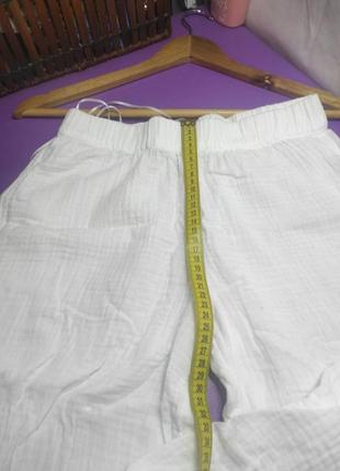🔥 штаны белые прямого пошива🔥состояние превосходное 🔥 оформление безопасной оплаты4 фото
