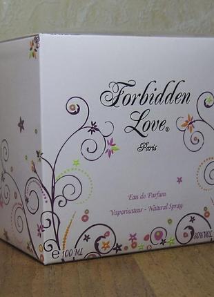 Yves de sistelle forbidden love парфюмированная вода 100 мл оригинал