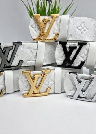 Ремінь в стилі louis vuitton луї вітон3 фото