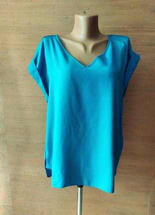 💙🌟💜 легкая блузка сине-бирюзового цвета1 фото