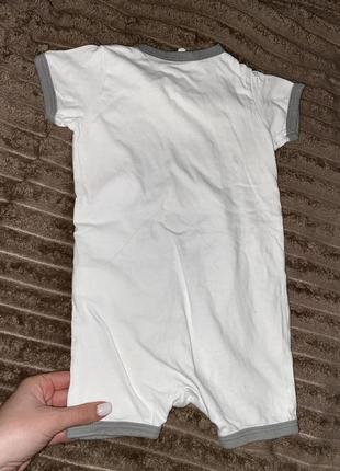 Боди футболка бетмен batman боді білий 4-6 месяцев2 фото