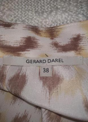 Роскошая шелковая натуральная блуза рубашка gerard darell m7 фото