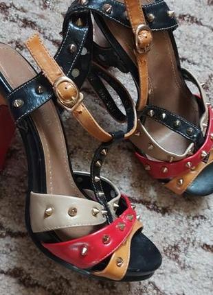 Босоножки цветные для танцев