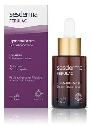 Липосомальная феруловая сыворотка sesderma ferulac liposomal serum 30 мл