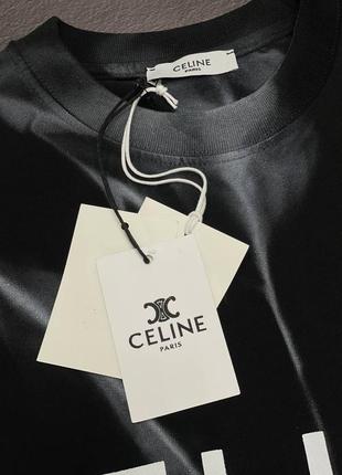 Наложка 💜exclusive 1:1💜женская унисекс футболка "celine"❤️ премиум качество4 фото