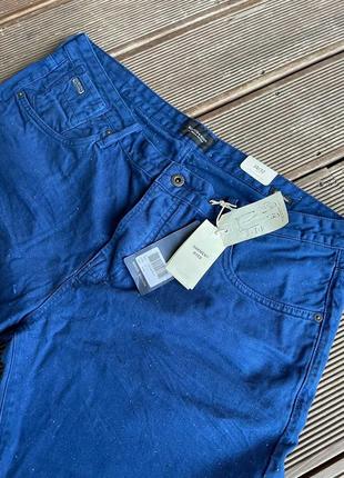 Мужские синие джинсы от scotch&soda 38x32 wide size men's / us 38 / eu 54, прямая посадка2 фото