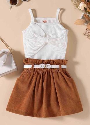 Костюм майка и юбочка