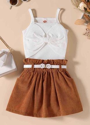 Костюм майка и юбочка