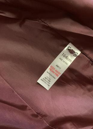 Оригинальный яркий пиджак bhs limited цвета марсала,жакет,пиджачок4 фото