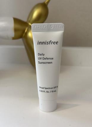 Солнцезащитный крем innisfree daily uv defense sunscreen spf 36