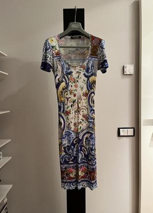 Платье roberto cavalli оригінал, шелк, размер s/xs
