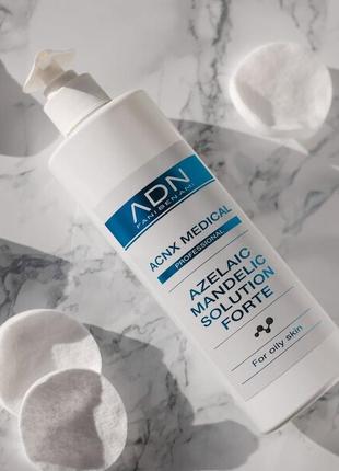 Adn acnx azelaic mandelic solution forte
азелаиново-миндальный тоник для жирной и проблемной кожи