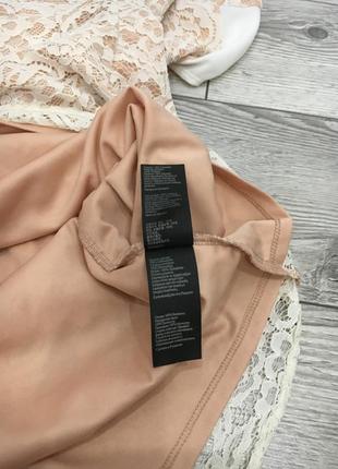 Ніжна міді сукня з мереживом8 фото