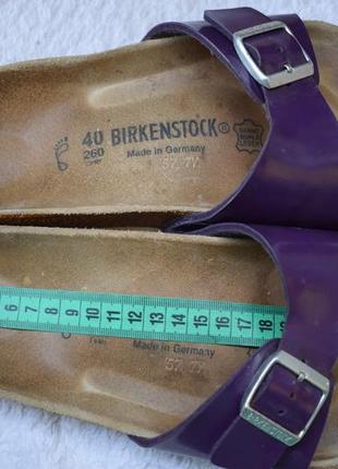 Ортопедичні шльопанці шльопанці сланці капці капці birkenstock р. 40 26 см germany8 фото