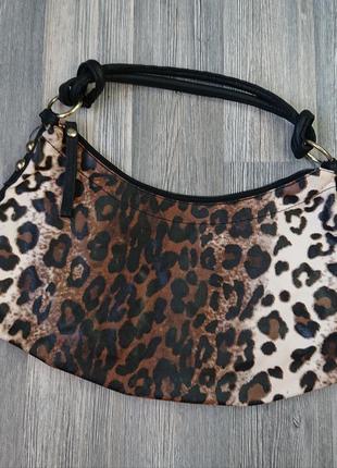 Красивая леопардовая сумка сумочка 👜3 фото