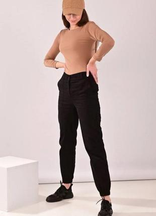 Женские коттоновые штаны, джоггеры, см. замеры5 фото