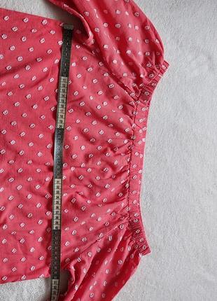 Сорочка h&m 36, s-m, блуза з об'ємним рукавом та відкритими плечима, сорочка для вагітних8 фото