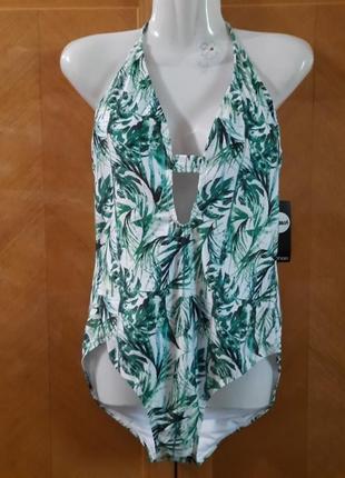 Брендовий новий  стильний сдільний  купальник р.14 від boohoo