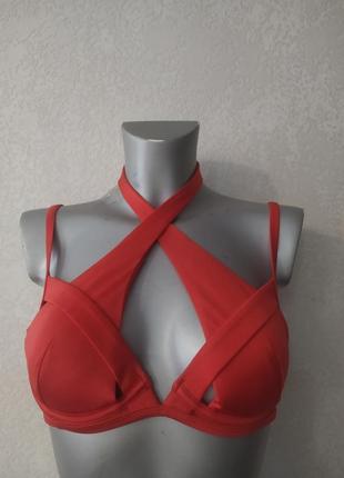 75с/80в,38/s-m,ann summers, коралловый   раздельный купальник трансформер,новый