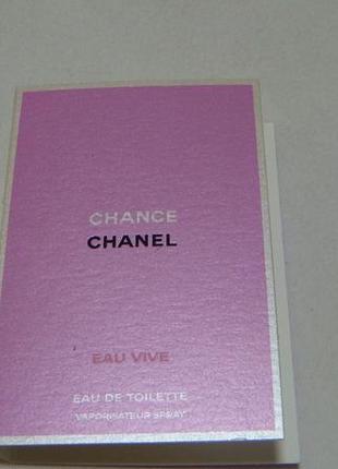 Chanel chance eau vive туалетна вода шанель шанс. акція 1+1=3