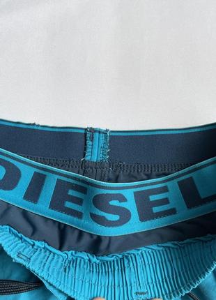 Плавающие шорты diesel barrely swim shorts turquoise4 фото