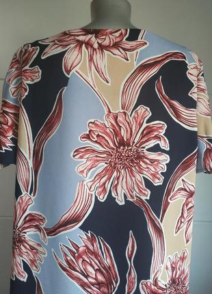 Стильне плаття marks&spencer з принтом великих квітів7 фото