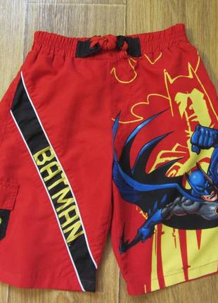 Літній крутий набір batman бетмен бетмен для хлопчика 7-8 років: пляжні шорти та футболка next2 фото