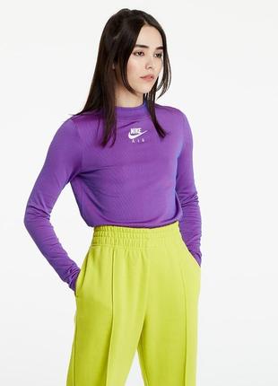 Nike air sportswear mock neck longsleeve кроп топ с длинным рукавом лонгслив кофта спортивная новая оригинал