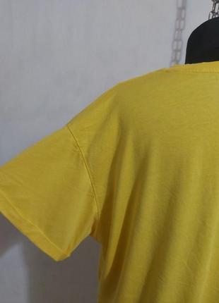 Укороченая котоновая футболка оверсайз  puma7 фото