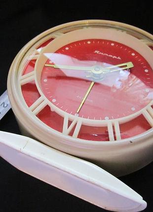 Будильник настольный "янтарь" made in ussr рабочий 3