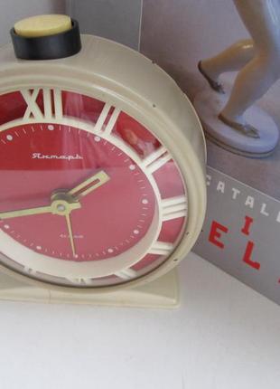 Будильник настольный "янтарь" made in ussr рабочий 3