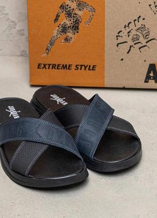 Шлепанцы натуральная кожа