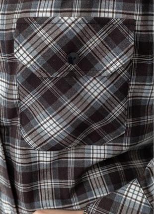 Костюм женский рубашка+брюки цвет коричнево-черный7 фото