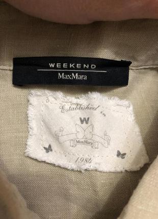 Льняная рубашка max mara4 фото