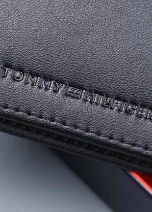 Подарочный набор tommy hilfiger мужской кошелек черный портмоне6 фото