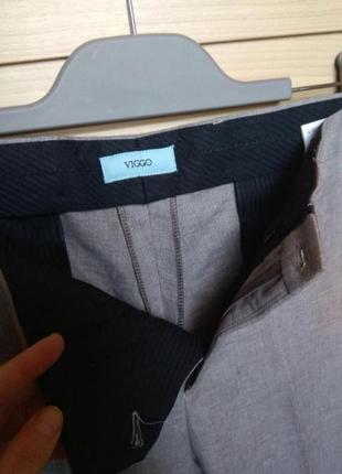 Льняные брюки штаны из льна лён viggo ☕ размер 38r/наш 52-54рр8 фото