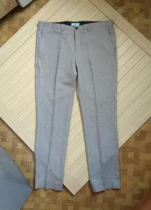 Льняные брюки штаны из льна лён viggo ☕ размер 38r/наш 52-54рр2 фото