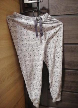 Ночные брюки пижама серые1 фото