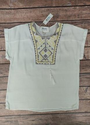 Біла блузка з вишивкою alice blue