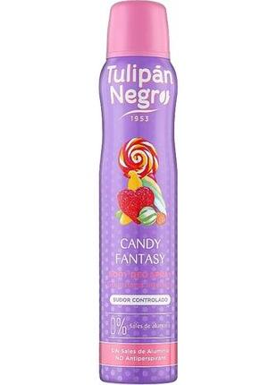 Дезодорант-спрей "сладкие фантазии" - tulipan negro candy fantasy body deo spray, 200 мл2 фото