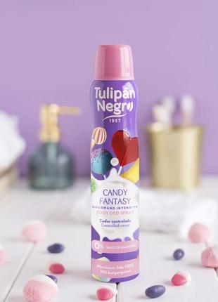 Дезодорант-спрей "солодкі фантазії" - tulipan negro candy fantasy body deo spray, 200 мл