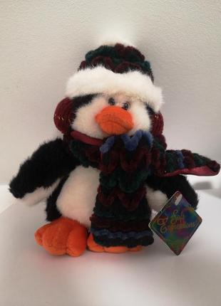 Нова м'яка іграшка подарунковий пінгвінчик 🐧 з бірочкою пінгвін новорічний на подарунок1 фото