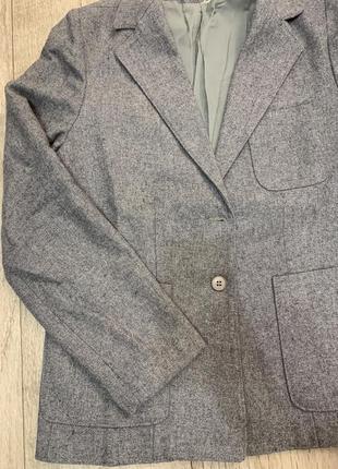 Пиджак серый с подкладкой