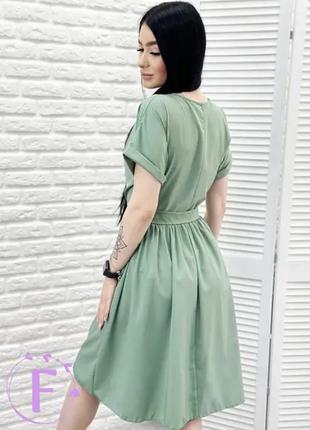 Жіноче плаття міді з короткими рукавами "валенсія"| норма4 фото