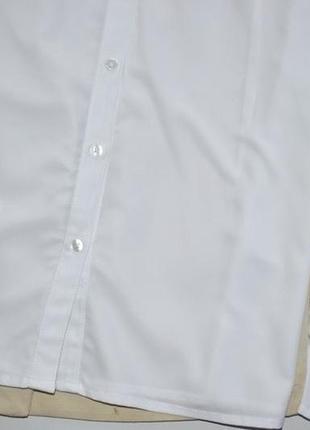 Paola красивая белая блуза с кружевными вставками5 фото