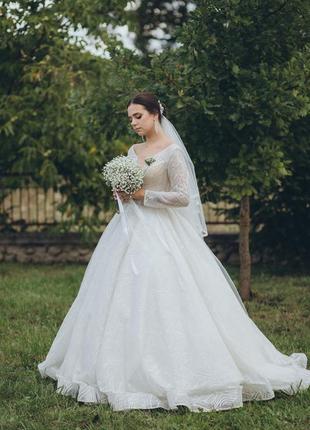 Весільне плаття шите під заказ, стан ідеальний4 фото