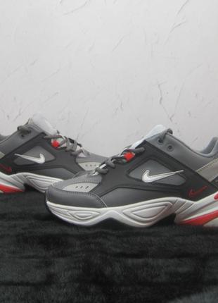 nike m2k tekno orange grey